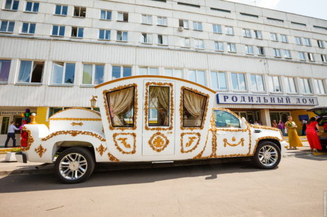 Фотографии с выписки из роддома